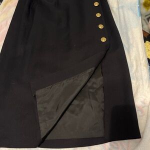 Collectible Gold black skirt size 14 made in Bulgaria